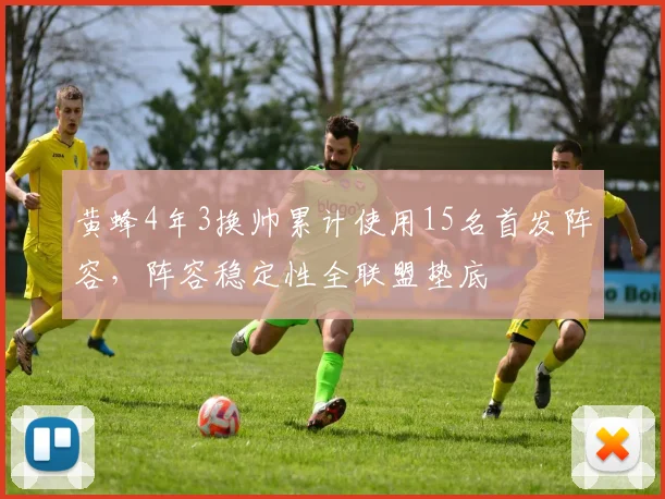 黄蜂4年3换帅累计使用15名首发阵容，阵容稳定性全联盟垫底